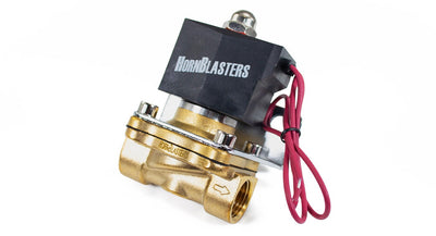 HornBlasters Brass 1/2" 110 Volt Electric Air Valve VA-8H-110