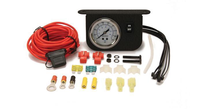 Viair Viair 200 PSI Illuminated Dash Panel Gauge - (20065 / 20066) GA-V200-30