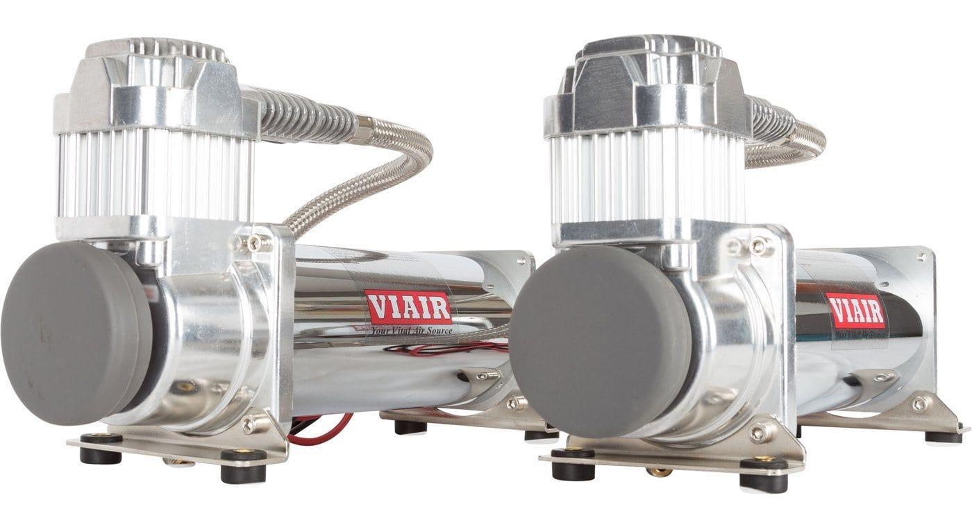 【新品】VIAIR 444C BLACK DUAL PACK 2機1SET Viair 444C Compressor Dual Pack Kit, w/200psi Pressure Switch and