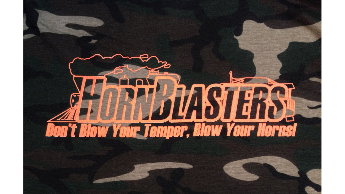 HornBlasters HornBlasters Camo Train Logo T-Shirt 